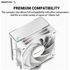 Zračni hladilnik DeepCool AK400 WH - 29 dB 156mm bela (R-AK400-WHNNMN-G-1) Deepcool Zračni hladilnik DeepCool AK400 WH - 29 dB 156mm bela (R-AK400-WHNNMN-G-1)