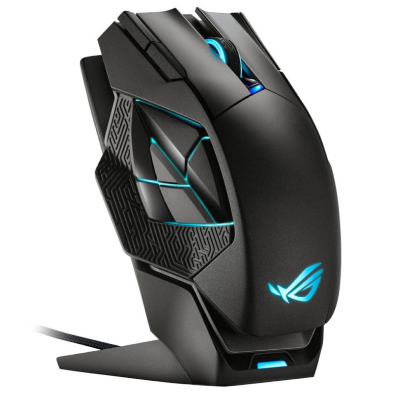 Miš Asus brezžična ROG Spatha X M optična gaming 12 gumbov 19000DPI ARGB črna (90MP0220-BMUA00) ASUS Miš Asus brezžična ROG Spatha X M optična gaming 12 gumbov 19000DPI ARGB črna (90MP0220-BMUA00)