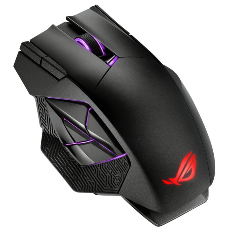 Miš Asus brezžična ROG Spatha X M optična gaming 12 gumbov 19000DPI ARGB črna (90MP0220-BMUA00) ASUS Miš Asus brezžična ROG Spatha X M optična gaming 12 gumbov 19000DPI ARGB črna (90MP0220-BMUA00)