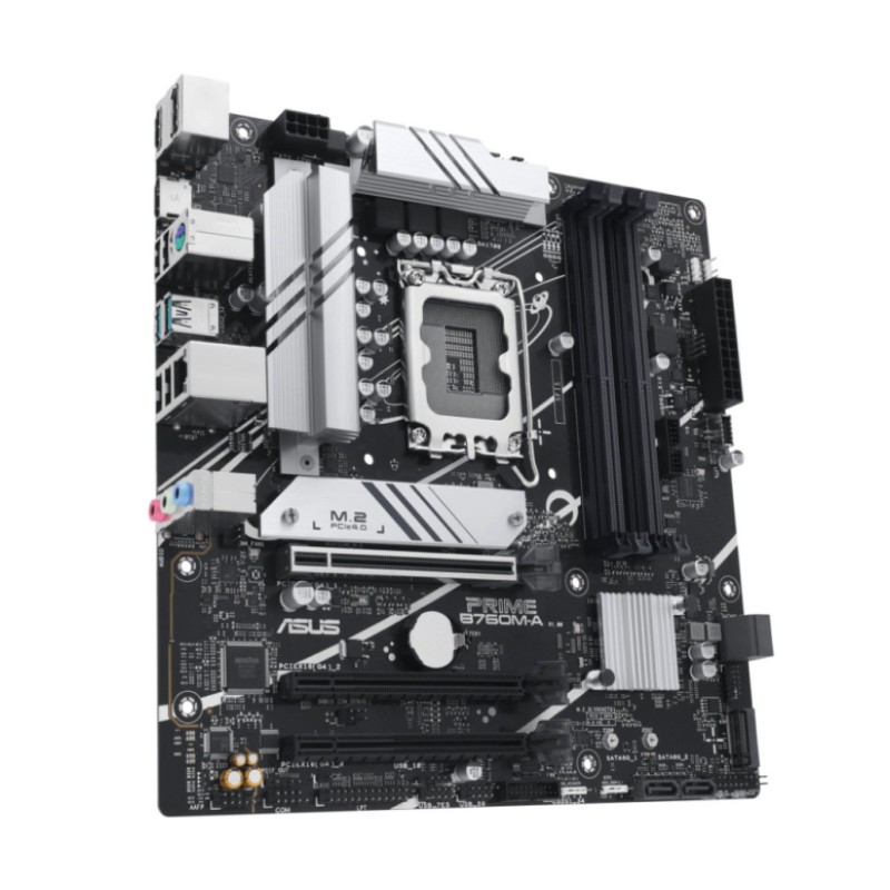 Osnovna plošča 1700 Asus PRIME B760M-A-CSM microATX 2xHDMI 2.1 1xDisplayPort 1.4 ASUS Osnovna plošča 1700 Asus PRIME B760M-A-CSM microATX 2xHDMI 2.1 1xDisplayPort 1.4