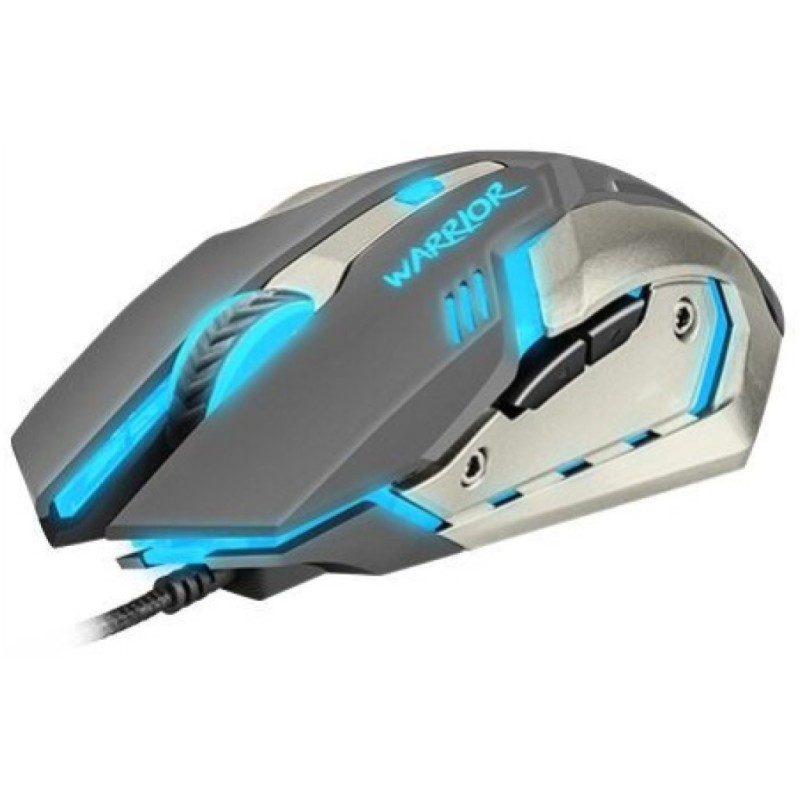 Miš NATEC USB Fury Warrior M optična gaming 3200DPI LED osvetlitev črna-modra (NFU-0869) FURY Miš NATEC USB Fury Warrior M optična gaming 3200DPI LED osvetlitev črna-modra (NFU-0869)