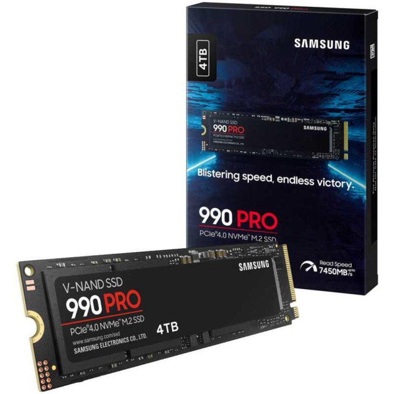 Disk SSD M.2 NVMe PCIe 4.0 4TB Samsung 990 PRO 2280 7450/6900MB/s (MZ-V9P4T0BW) SAMSUNG Disk SSD M.2 NVMe PCIe 4.0 4TB Samsung 990 PRO 2280 7450/6900MB/s (MZ-V9P4T0BW)