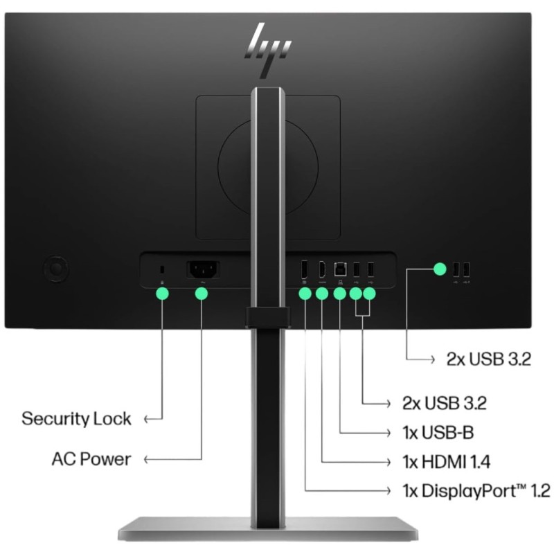 Monitor HP 68,6 cm (27,0) E27k G5 3840x2160 IPS 5ms HDMI DisplayPort USB-C 65W 3xUSB3.2 Pivot Zvočniki 2x3W 3H sRGB99% RJ45 HP Monitor HP 68,6 cm (27,0) E27k G5 3840x2160 IPS 5ms HDMI DisplayPort USB-C 65W 3xUSB3.2 Pivot Zvočniki 2x3W 3H sRGB99% RJ45