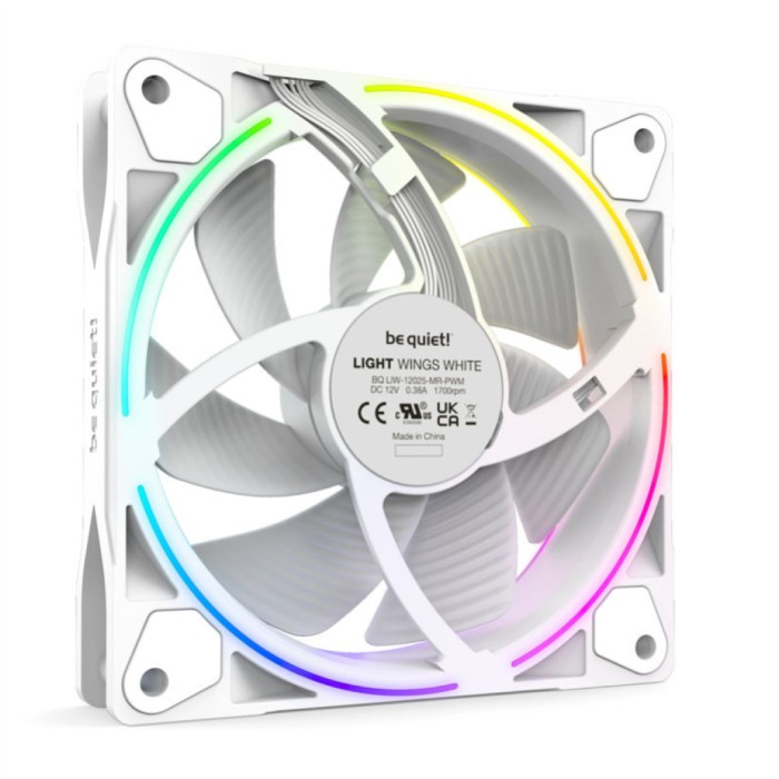 Ventilator Bequiet Light Wings 120mm, bela RGB (3 pack + kontroler) Ventilator Bequiet Light Wings 120mm, bela RGB (3 pack + kontroler)