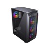 Ohišje Cougar MX410 Mesh-G RGB MidiATX - črna RGB Cougar Ohišje Cougar MX410 Mesh-G RGB MidiATX - črna RGB