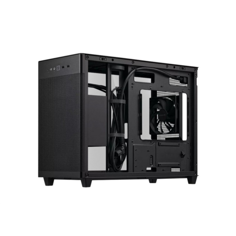Ohišje Asus Prime AP201 (steklena stranica) miniATX - črna ASUS Ohišje Asus Prime AP201 (steklena stranica) miniATX - črna