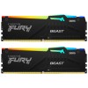 DDR5 16GB 5600MHz CL40 KIT (2x 8GB) Kingston RGB Fury Beast XMP3.0 1,25V Fury črna (KF556C40BBAK2-16) KINGSTON DDR5 16GB 5600MHz CL40 KIT (2x 8GB) Kingston RGB Fury Beast XMP3.0 1,25V Fury črna (KF556C40BBAK2-16)