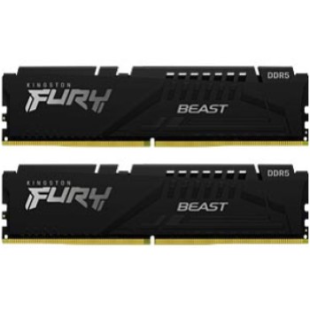 DDR5 16GB 5600MHz CL40 KIT (2x 8GB) Kingston Fury Beast XMP3.0 1,25V črna (KF556C40BBK2-16)