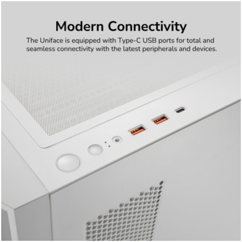 Ohišje Cougar Uniface mesh MidiATX - bela ARGB Cougar Ohišje Cougar Uniface mesh MidiATX - bela ARGB