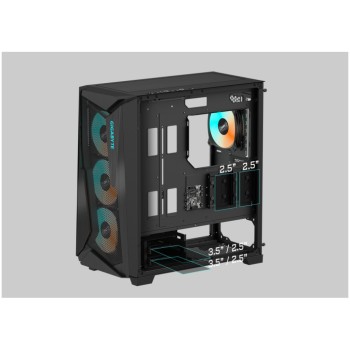 Ohišje GigaByte C301 GLASS V2 ATX - črna RGB Ohišje GigaByte C301 GLASS V2 ATX - črna RGB