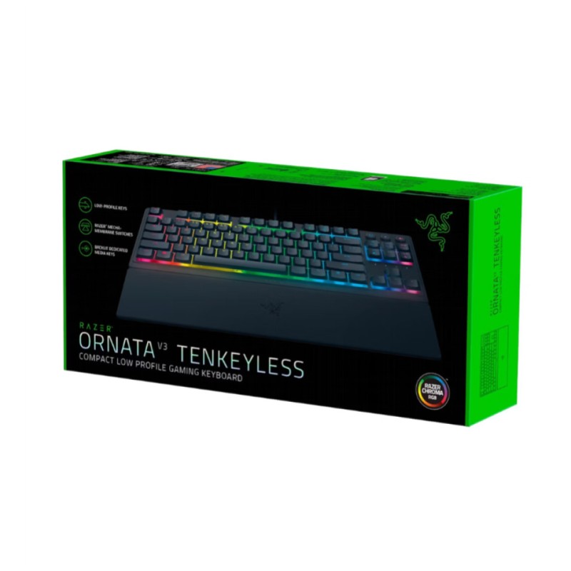 Gaming Tipkovnica Žična Razer Ornata V3 Tenkeyless UK | SLO gravura črna RGB (RZ03-04880300-R3W1) Razer Gaming Tipkovnica Žična Razer Ornata V3 Tenkeyless UK | SLO gravura črna RGB (RZ03-04880300-R3W1)
