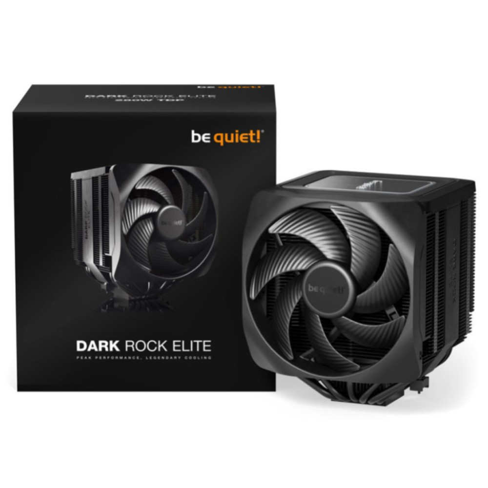 Zračni hladilnik be quiet! Dark Rock Elite - 25,8 dB 168mm RGB črna (BK037)