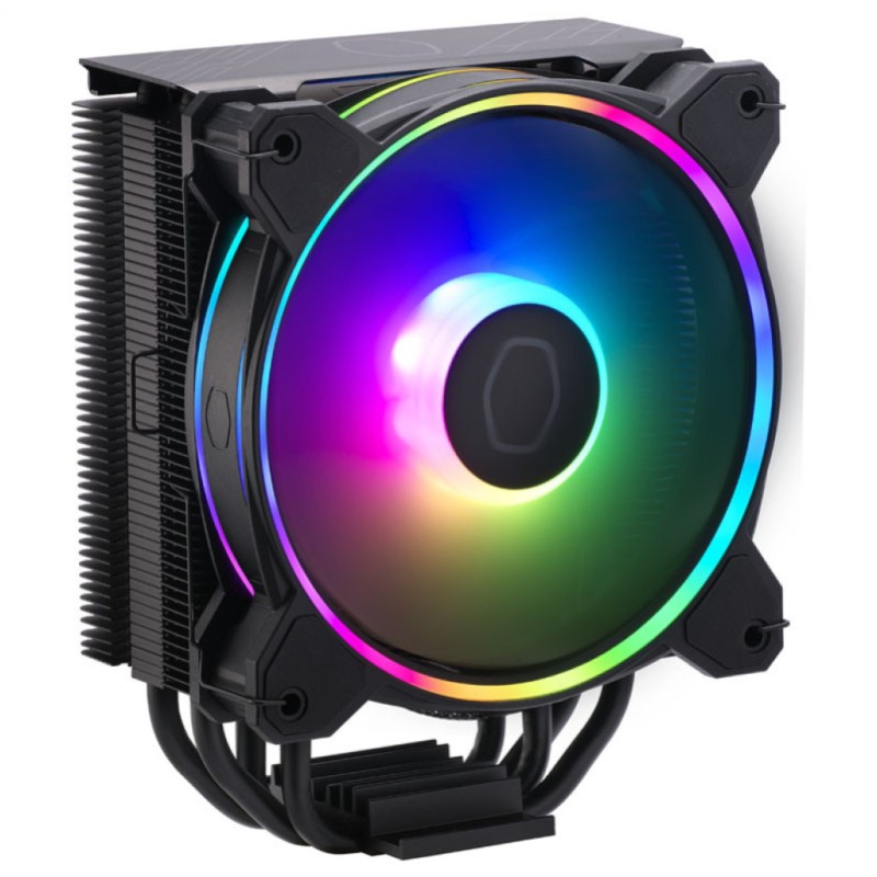 Zračni hladilnik Cooler Master Hyper 212 Halo - 120mm 27 dB 154mm RGB črna (RR-S4KK-20PA-R1) Cooler Master Zračni hladilnik Cooler Master Hyper 212 Halo - 120mm 27 dB 154mm RGB črna (RR-S4KK-20PA-R1)