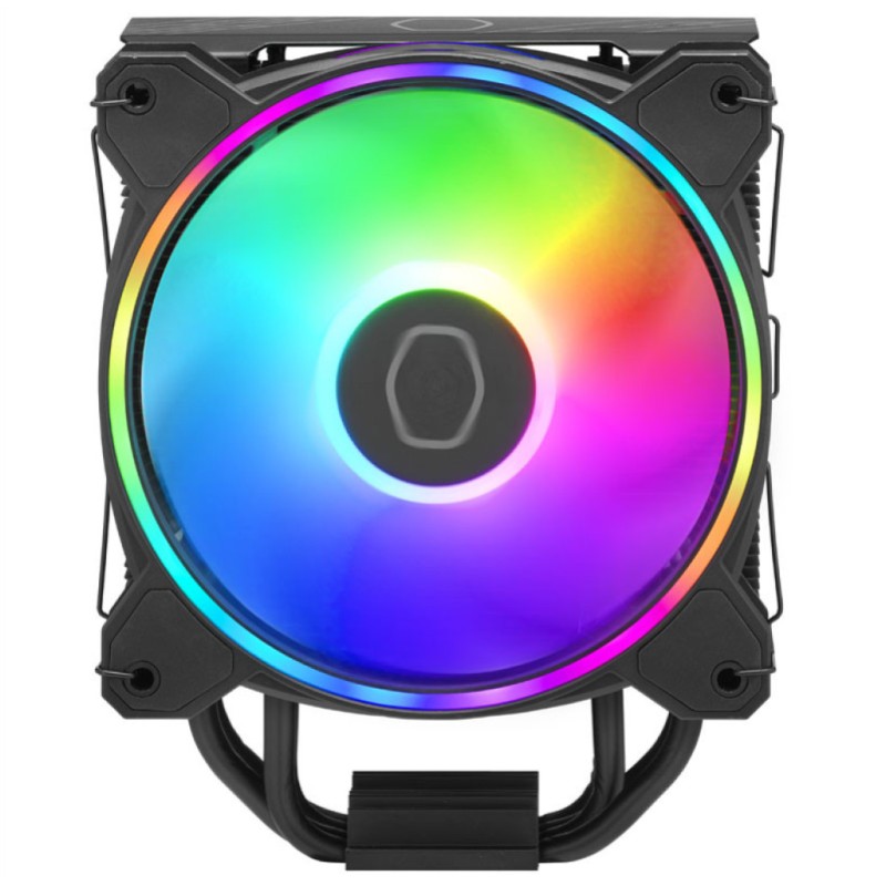 Zračni hladilnik Cooler Master Hyper 212 Halo - 120mm 27 dB 154mm RGB črna (RR-S4KK-20PA-R1) Cooler Master Zračni hladilnik Cooler Master Hyper 212 Halo - 120mm 27 dB 154mm RGB črna (RR-S4KK-20PA-R1)