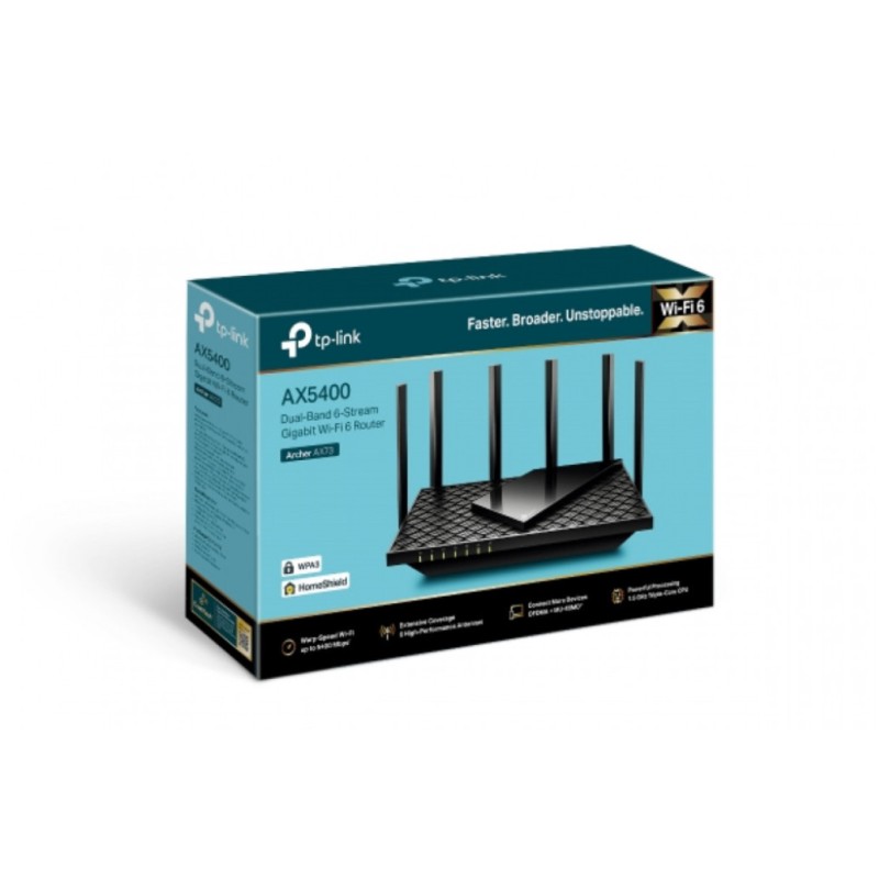 Usmerjevalnik brezžični mrežni sistem TP-Link Archer AX72 WiFi6 802.11ax AX5400 4808Mbit/s MESH 4xLAN+WAN 6x antena (ARCHER AX72) TP-LINK Usmerjevalnik brezžični mrežni sistem TP-Link Archer AX72 WiFi6 802.11ax AX5400 4808Mbit/s MESH 4xLAN+WAN 6x antena (ARCHER AX72)