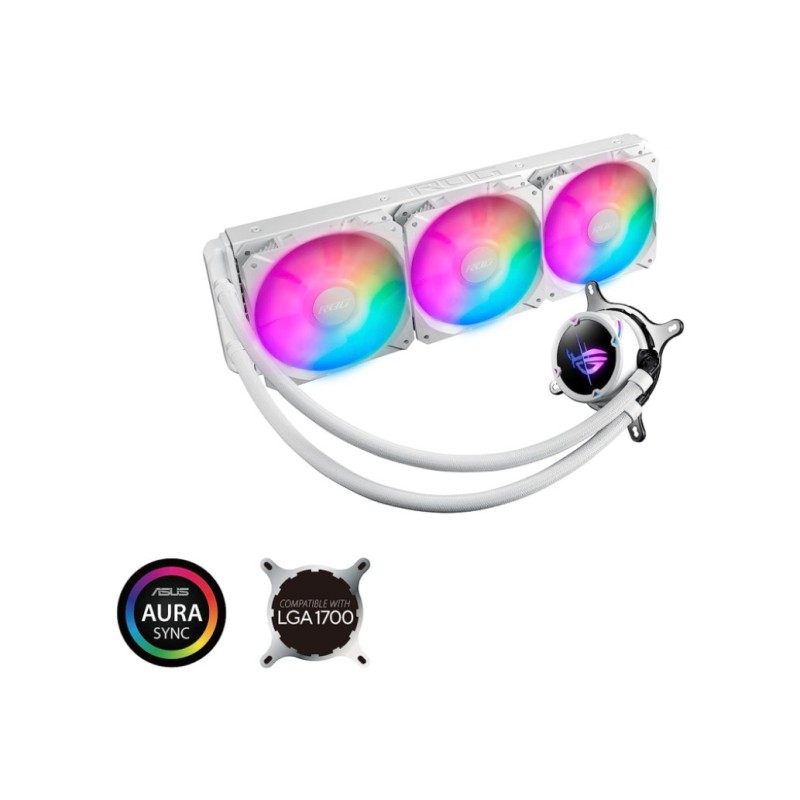 Vodno hlajenje Asus ROG Strix LC II - 360mm ARGB bela (90RC00F2-M0UAY4) ASUS Vodno hlajenje Asus ROG Strix LC II - 360mm ARGB bela (90RC00F2-M0UAY4)