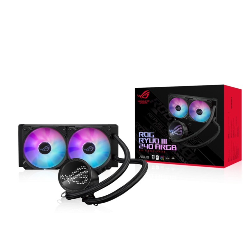 Vodno hlajenje Asus ROG RYUO III - 240mm ARGB črna (90RC00J1-M0UAY0) ASUS Vodno hlajenje Asus ROG RYUO III - 240mm ARGB črna (90RC00J1-M0UAY0)