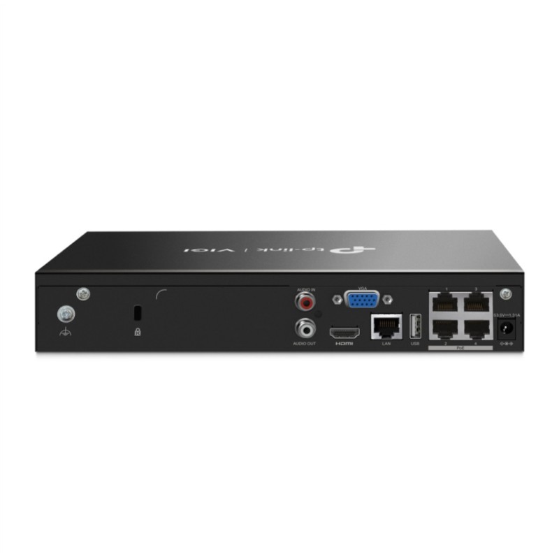 VIGI TP-Link 3840x2160/30Hz 4-kanalni 80 Mbps 4xPoE (VIGI NVR1004H-4P) TP-LINK VIGI TP-Link 3840x2160/30Hz 4-kanalni 80 Mbps 4xPoE (VIGI NVR1004H-4P)
