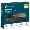 VIGI TP-Link 3840x2160/30Hz 4-kanalni 80 Mbps 4xPoE (VIGI NVR1004H-4P)