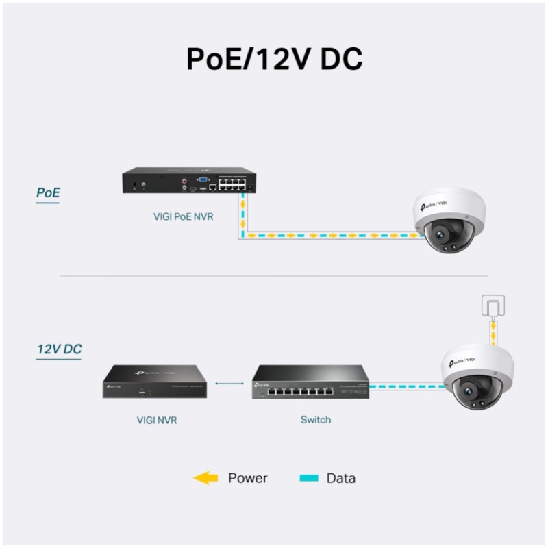 TP-LINK VIGI 4MP IR Dome mrežna kamera 4mm (do 2560 × 1440 H.265+ 30fps) TP-LINK TP-LINK VIGI 4MP IR Dome mrežna kamera 4mm (do 2560 × 1440 H.265+ 30fps)