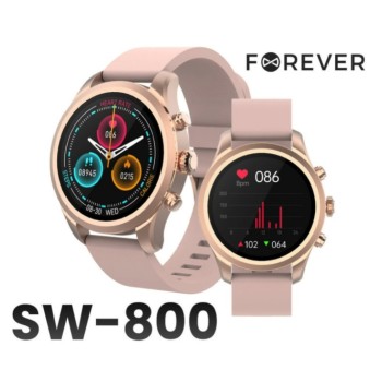 Pametna ura Forever Verfi SW-800 ,roza / zlata Pametna ura Forever Verfi SW-800 ,roza / zlata
