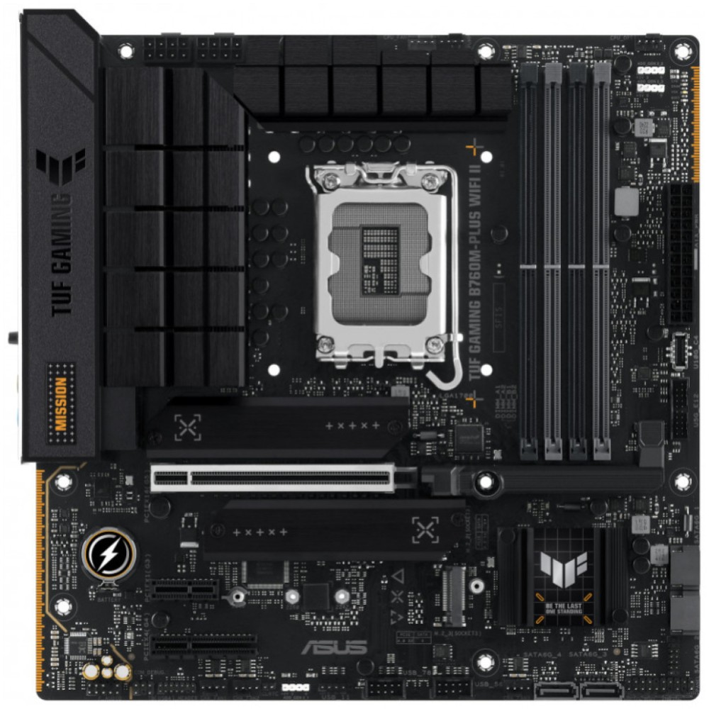 Osnovna plošča 1700 Asus TUF Gaming B760M-Plus WIFI II microATX 1xHDMI 2.1 1xDisplayPort 1.4