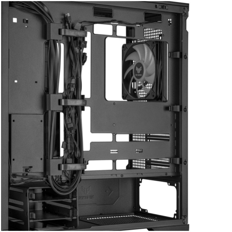 Ohišje Asus TUF Gaming GT302 TG MidiATX - črna RGB ASUS Ohišje Asus TUF Gaming GT302 TG MidiATX - črna RGB