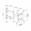 Nosilec stenski SBOX za monitor 13-43 do 20kg (LCD-223)
