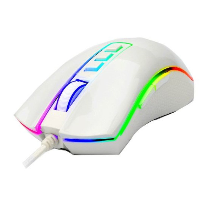 Miš Redragon Žična Cobra M711W optična gaming 10000DPI RGB LED osvetlitev bela (7549) Redragon Miš Redragon Žična Cobra M711W optična gaming 10000DPI RGB LED osvetlitev bela (7549)