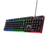 Gaming Tipkovnica Žična Trust GTX 835 UK | črna RGB (23651) TRUST Gaming Tipkovnica Žična Trust GTX 835 UK | črna RGB (23651)