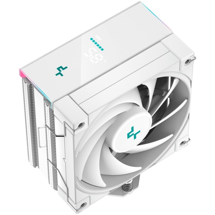 Zračni hladilnik DeepCool AK400 Digital - 28 dB 156mm RGB bela (R-AK400-WHADMN-G) Zračni hladilnik DeepCool AK400 Digital - 28 dB 156mm RGB bela (R-AK400-WHADMN-G)
