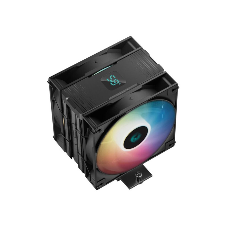 Zračni hladilnik DeepCool AG400 Digital Plus - 120mm 31,6 dB 153mm ARGB črna (R-AG400-BKADMP-G-1) Deepcool Zračni hladilnik DeepCool AG400 Digital Plus - 120mm 31,6 dB 153mm ARGB črna (R-AG400-BKADMP-G-1)