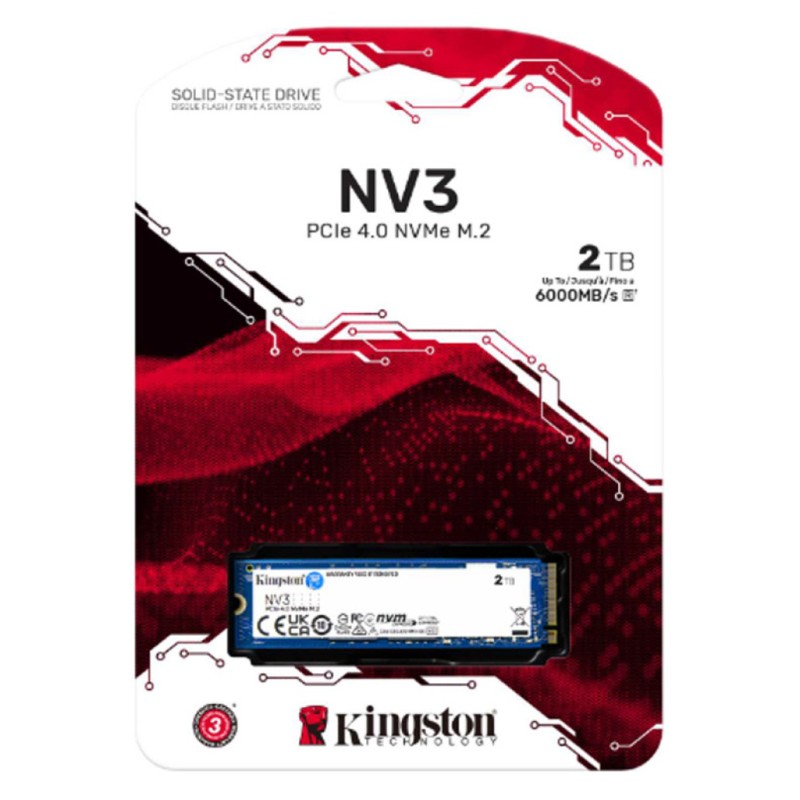 Disk SSD M.2 NVMe PCIe 4.0 2TB Kingston SVN3S 2280 6000/5000MB/s (SNV3S/2000G) KINGSTON Disk SSD M.2 NVMe PCIe 4.0 2TB Kingston SVN3S 2280 6000/5000MB/s (SNV3S/2000G)