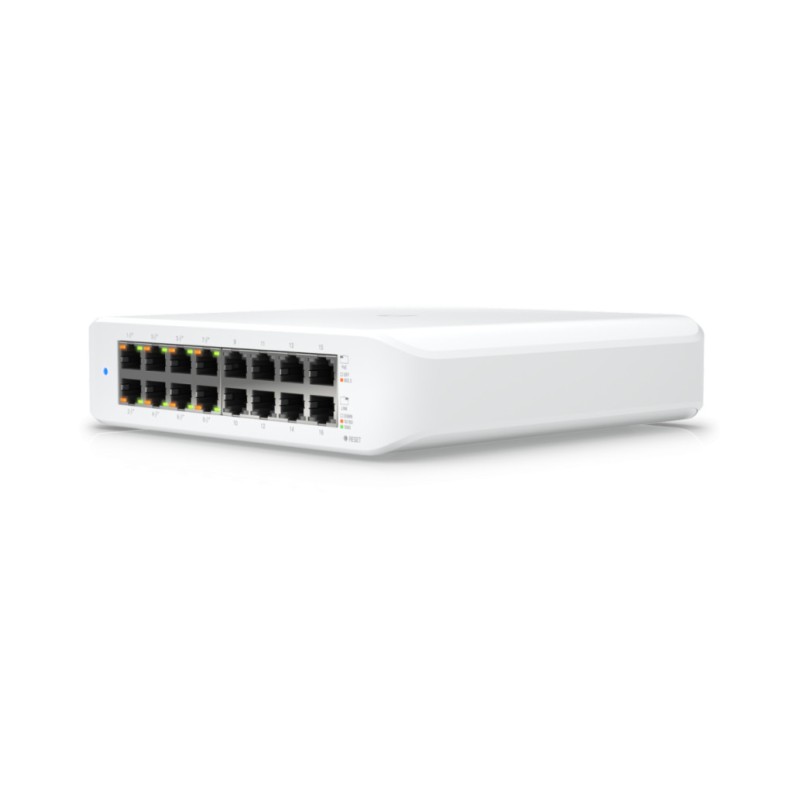 STIKALO 16-PORT Ubiquiti Lite 16 10/100/1000 PoE (USW-LITE-16-POE) UBIQUITI STIKALO 16-PORT Ubiquiti Lite 16 10/100/1000 PoE (USW-LITE-16-POE)