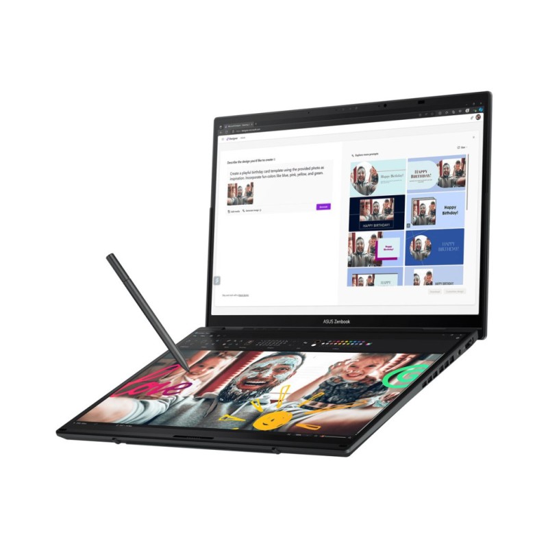 Prenosnik Asus 2x 35,5 cm (14,0) Zenbook Duo 14 OLED 2880x1800 OLED na dotik 500nit 120Hz Ultra 7-155H/32GB/SSD1TB/BL/Pisalo/Intel Arc/Win11Home (90NB12U1-M00JX0) ASUS Prenosnik Asus 2x 35,5 cm (14,0) Zenbook Duo 14 OLED 2880x1800 OLED na dotik 500nit 120Hz Ultra 7-155H/32GB/SSD1TB/BL/Pisalo/Intel Arc/Win11Home (90NB12U1-M00JX0)