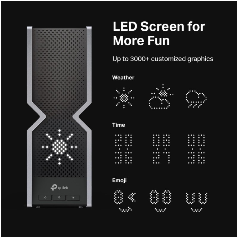 Usmerjevalnik brezžični TP-Link Archer BE800 WiFi7 802.11be BE19000 4xLAN 8x notranja antena ()