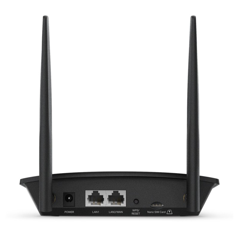 Usmerjevalnik brezžični TP-Link TL-MR100 WiFi4 802.11n N300 300Mbit/s 4G 2xLAN+1xWAN 2x antena TP-LINK Usmerjevalnik brezžični TP-Link TL-MR100 WiFi4 802.11n N300 300Mbit/s 4G 2xLAN+1xWAN 2x antena