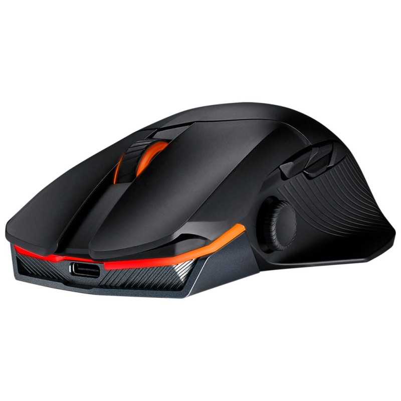 Miš Asus brezžična + Bluetooth Chakram X Origin optična gaming 11 gumbov 36000DPI RGB črna (90MP02N1-BMUA00) ASUS Miš Asus brezžična + Bluetooth Chakram X Origin optična gaming 11 gumbov 36000DPI RGB črna (90MP02N1-BMUA00)