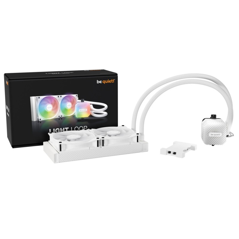 Vodno hlajenje be quiet! Light Loop AIO - 240mm ARGB bela (BW021) be quiet! Vodno hlajenje be quiet! Light Loop AIO - 240mm ARGB bela (BW021)