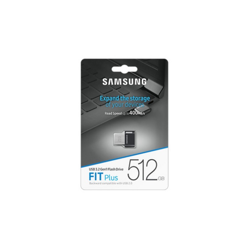 Spominski ključek 512GB USB 3.2 Samsung FIT Plus 400MB/s (MUF-512AB/APC) SAMSUNG Spominski ključek 512GB USB 3.2 Samsung FIT Plus 400MB/s (MUF-512AB/APC)