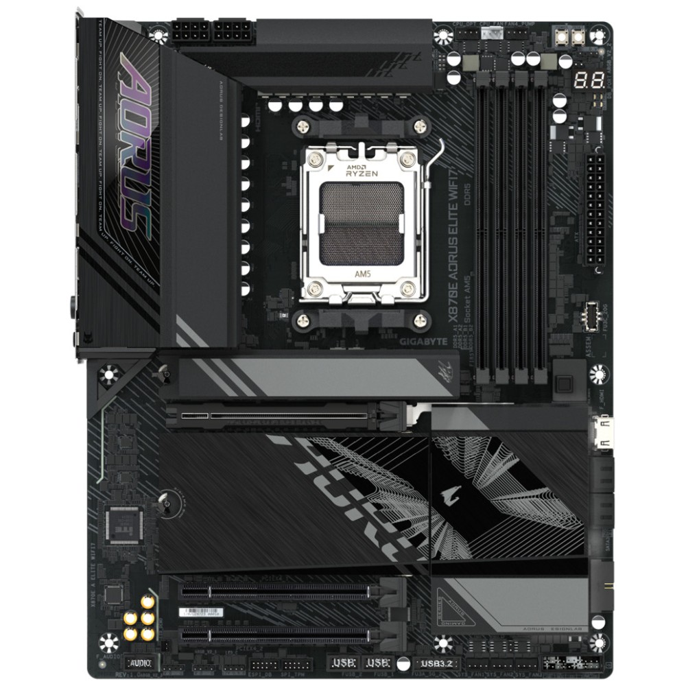 Osnovna plošča AM5 GigaByte X870E AORUS ELITE WIFI7 ATX 1xHDMI 2.0 GIGABYTE Osnovna plošča AM5 GigaByte X870E AORUS ELITE WIFI7 ATX 1xHDMI 2.0