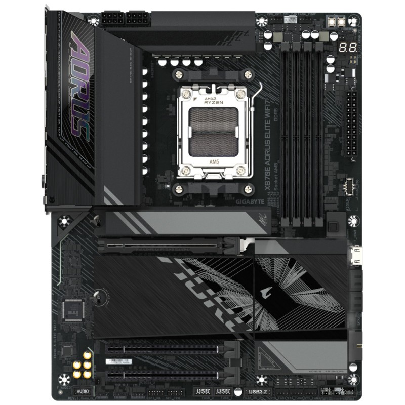 Osnovna plošča AM5 GigaByte X870E AORUS ELITE WIFI7 ATX 1xHDMI 2.0 GIGABYTE Osnovna plošča AM5 GigaByte X870E AORUS ELITE WIFI7 ATX 1xHDMI 2.0