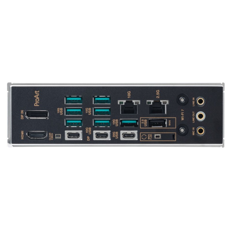 Osnovna plošča AM5 Asus ProArt X870E-CREATOR WIFI ATX 1xHDMI 2.1 1xDisplayPort 1.4a ASUS Osnovna plošča AM5 Asus ProArt X870E-CREATOR WIFI ATX 1xHDMI 2.1 1xDisplayPort 1.4a