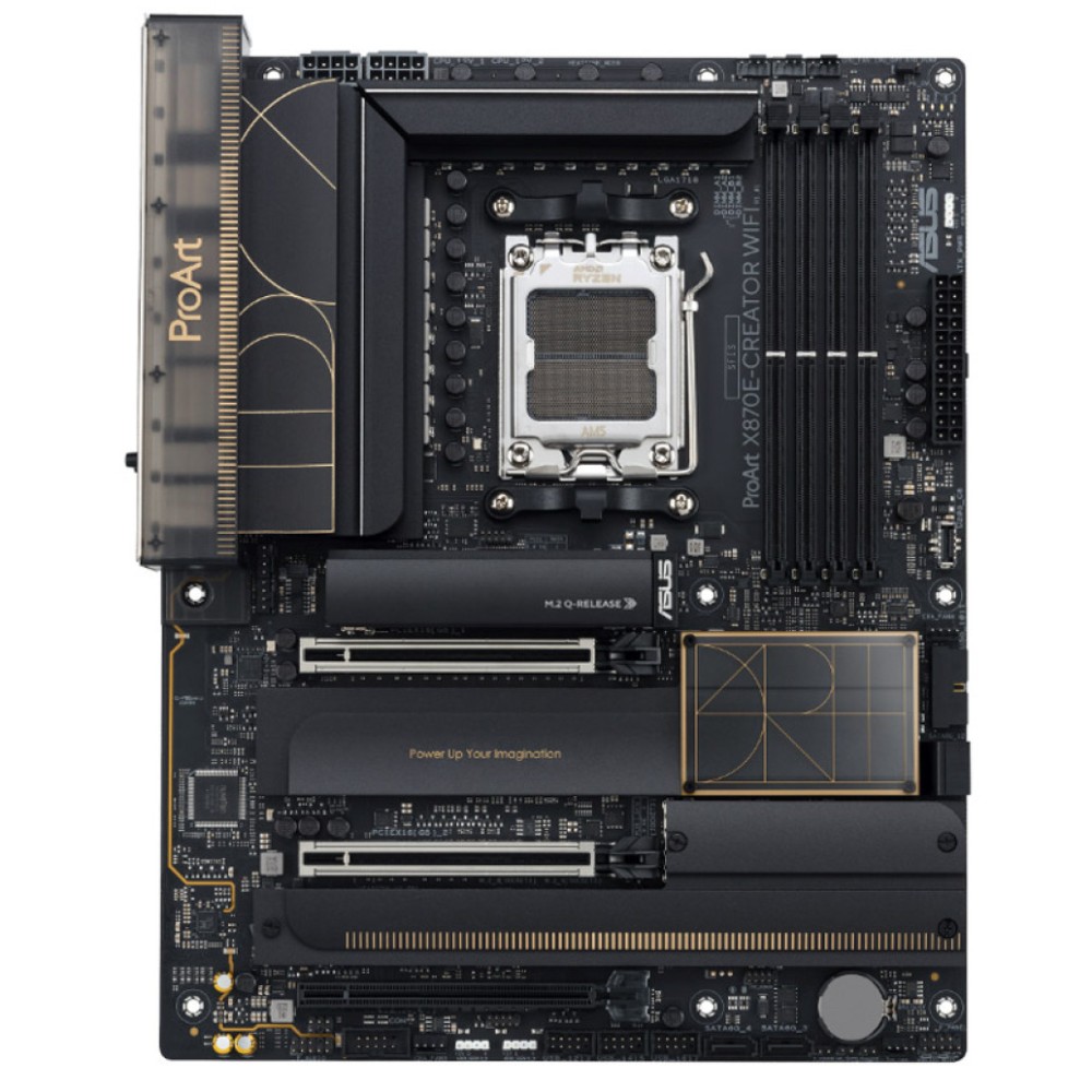 Osnovna plošča AM5 Asus ProArt X870E-CREATOR WIFI ATX 1xHDMI 2.1 1xDisplayPort 1.4a ASUS Osnovna plošča AM5 Asus ProArt X870E-CREATOR WIFI ATX 1xHDMI 2.1 1xDisplayPort 1.4a