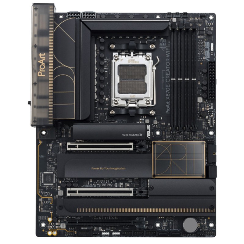 Osnovna plošča AM5 Asus ProArt X870E-CREATOR WIFI ATX 1xHDMI 2.1 1xDisplayPort 1.4a ASUS Osnovna plošča AM5 Asus ProArt X870E-CREATOR WIFI ATX 1xHDMI 2.1 1xDisplayPort 1.4a