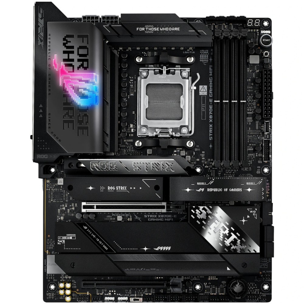 Osnovna plošča AM5 Asus ROG STRIX X870E-E GAMING WIFI ATX 1xHDMI 2.1 ASUS Osnovna plošča AM5 Asus ROG STRIX X870E-E GAMING WIFI ATX 1xHDMI 2.1
