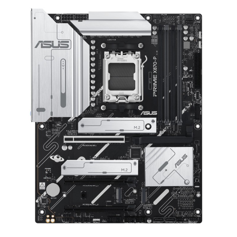 Osnovna plošča AM5 Asus Prime X870-P ATX 1xHDMI 2.0 ASUS Osnovna plošča AM5 Asus Prime X870-P ATX 1xHDMI 2.0