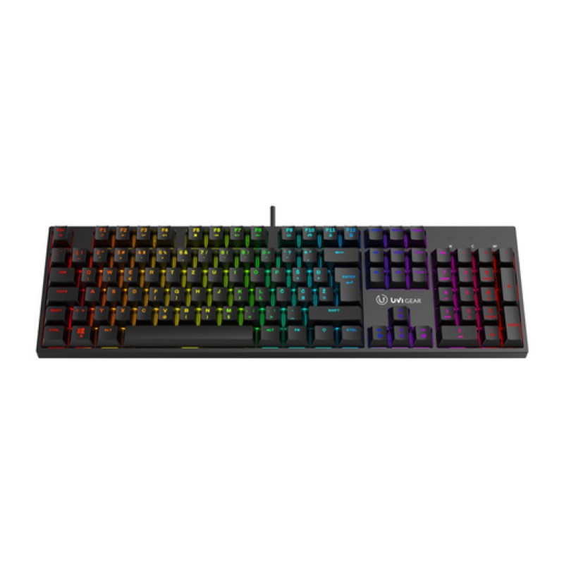 Gaming Tipkovnica Žična UVI GREED V2 SLO | SLO gravura črna RGB (UVIGREEDV2) UVI Gaming Tipkovnica Žična UVI GREED V2 SLO | SLO gravura črna RGB (UVIGREEDV2)