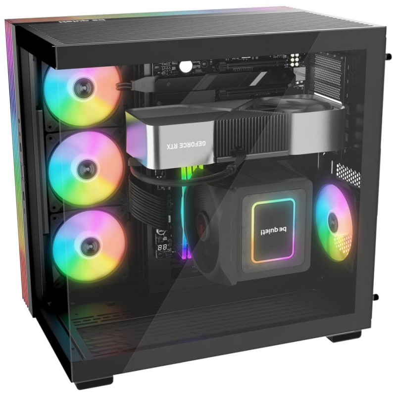 Ohišje Bequiet Light Base 600 LX MidiATX - črna RGB be quiet! Ohišje Bequiet Light Base 600 LX MidiATX - črna RGB