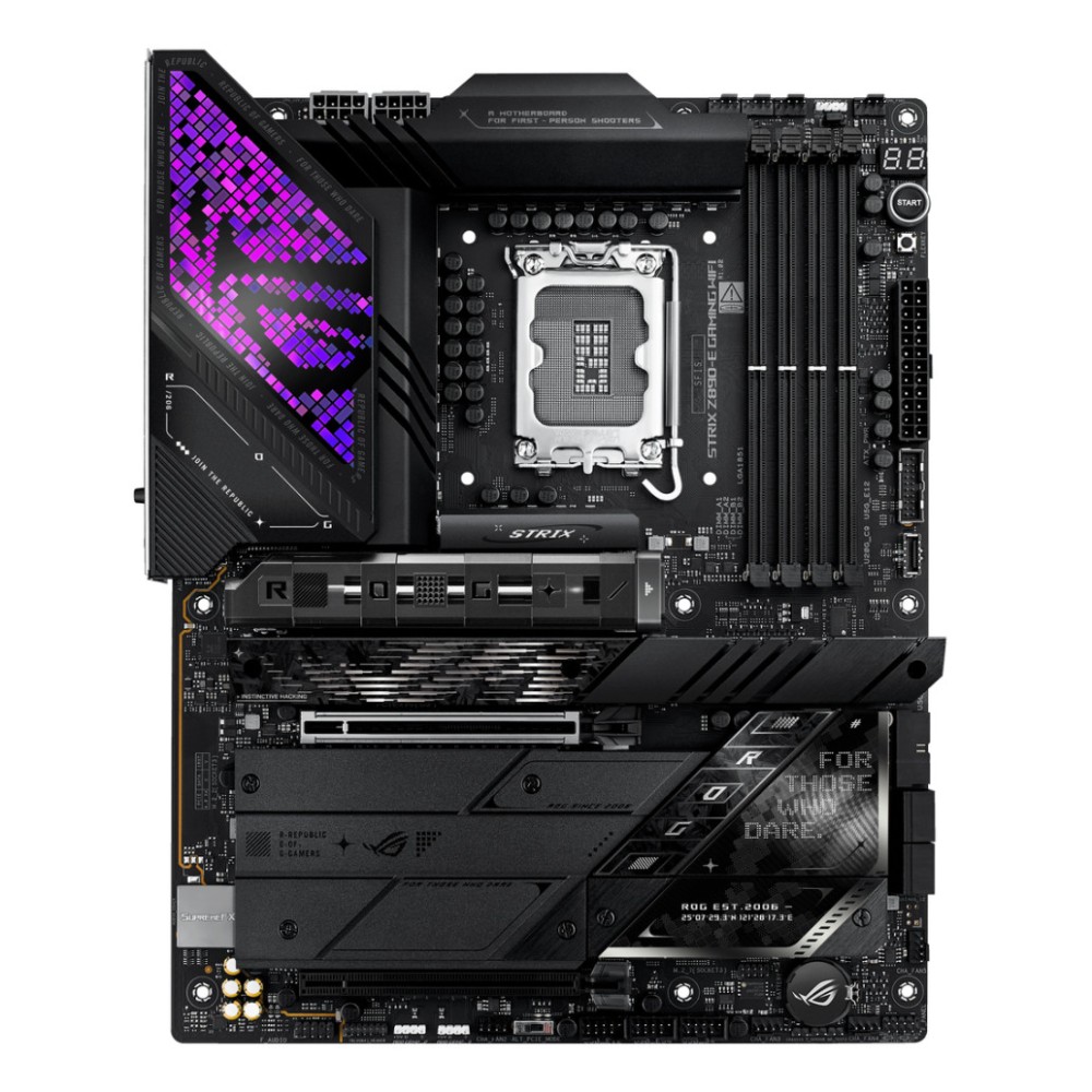 Osnovna plošča LGA1851 Asus ROG Strix Z890-E Gaming WiFi ATX 1xHDMI 2.1 1xDisplayPort 1.4a ASUS Osnovna plošča LGA1851 Asus ROG Strix Z890-E Gaming WiFi ATX 1xHDMI 2.1 1xDisplayPort 1.4a